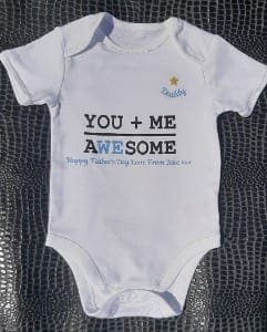 Fathers Day Design - Body Suit Short Sleeve
