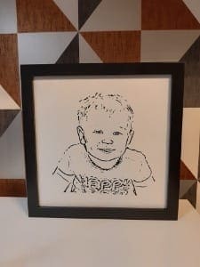 hand printed frame 2