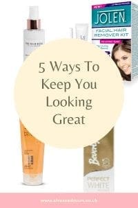 5 Ways To Keep You Looking Great pinterest pin