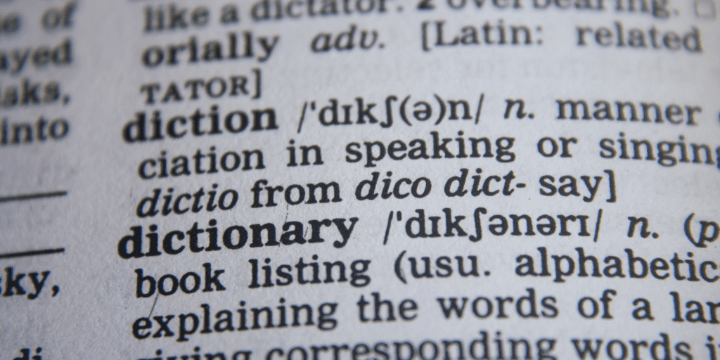 dictionary
