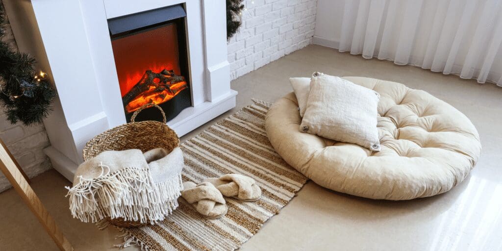 How Does An Electric Fireplace Keep You Warm