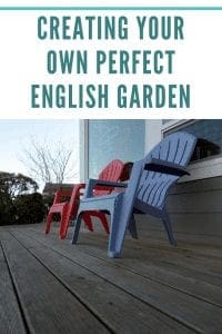 Creating Your Own Perfect English Garden Pinterest pin