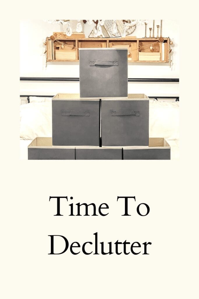 Time To Declutter Pinterest Pin
