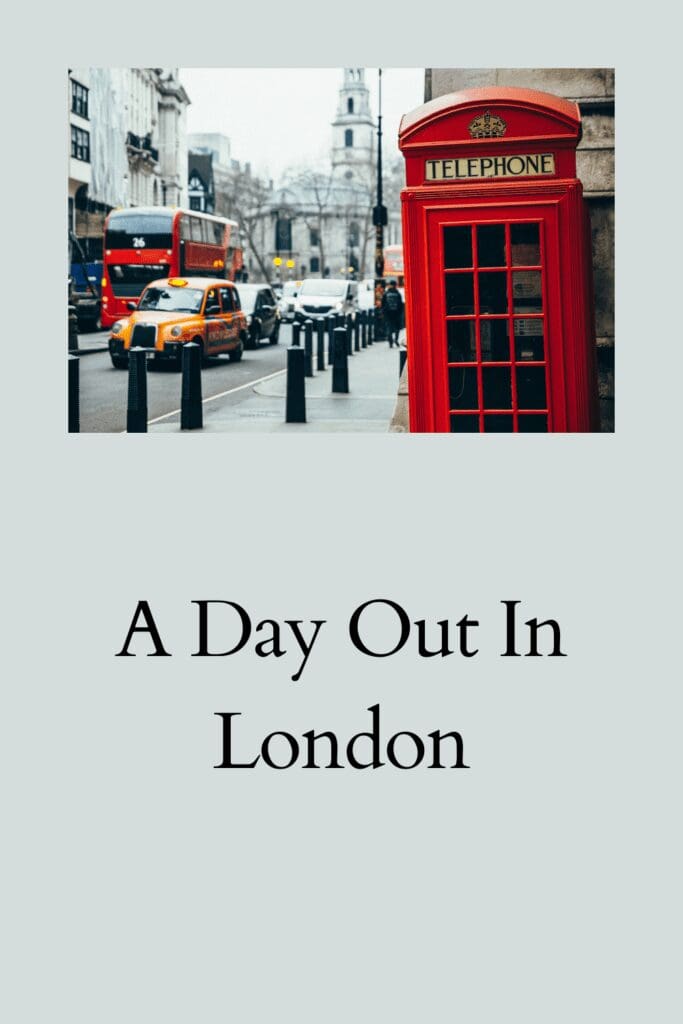 a day out in london pinterest pin