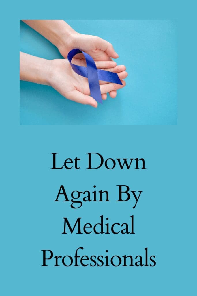 Let Down Again By Medical Professionals pinterest pin