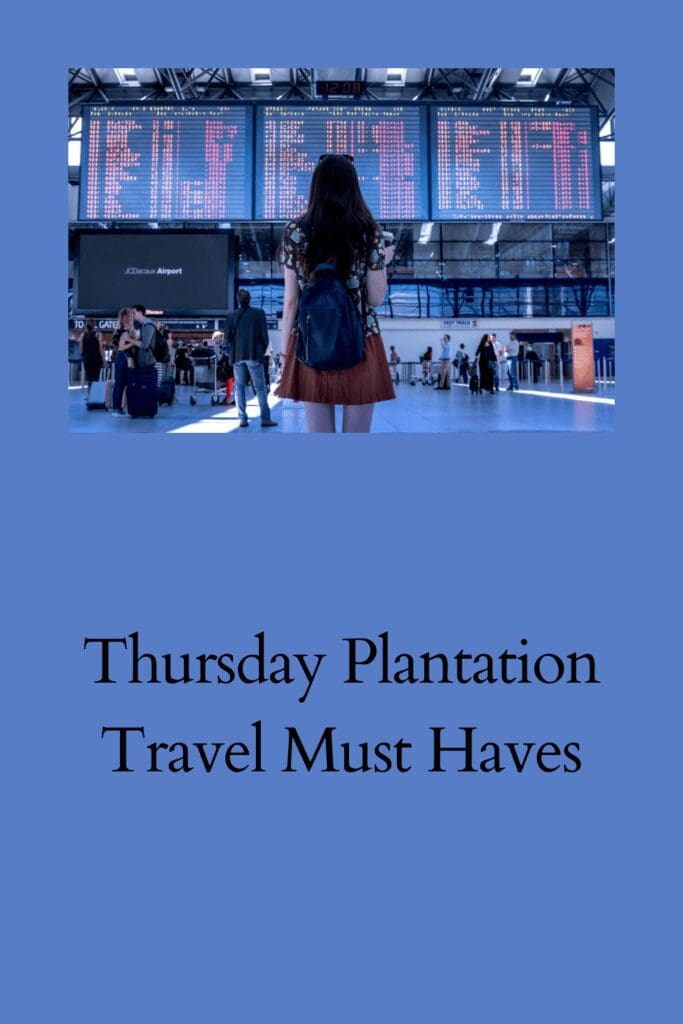 Thursday Plantation Travel Must Haves pinterest pin