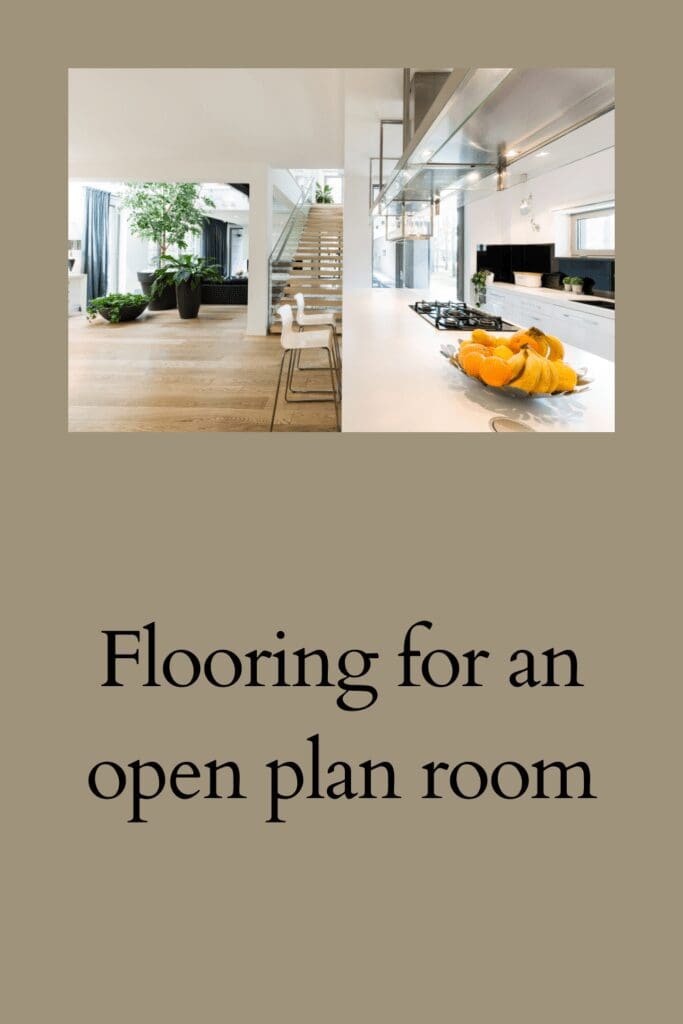 Flooring for an open plan room pinterest pin