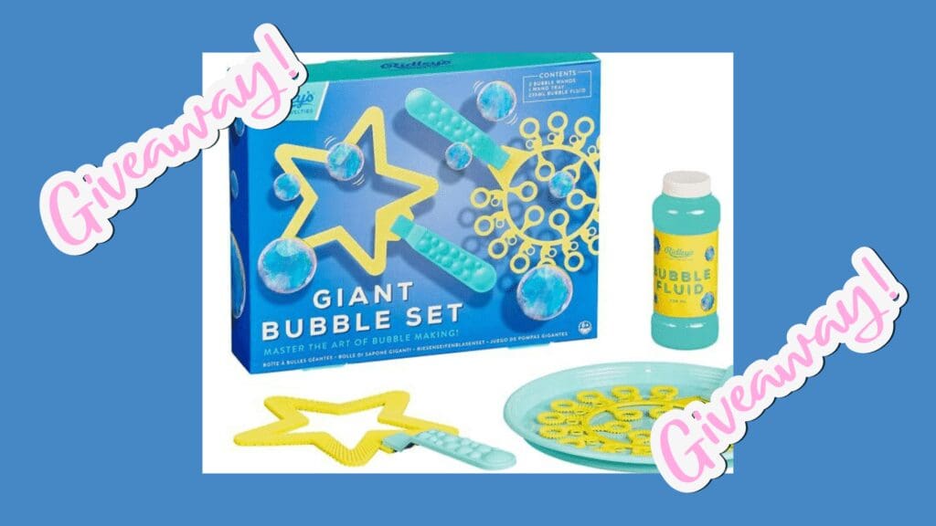 Win A Giant Bubble Set