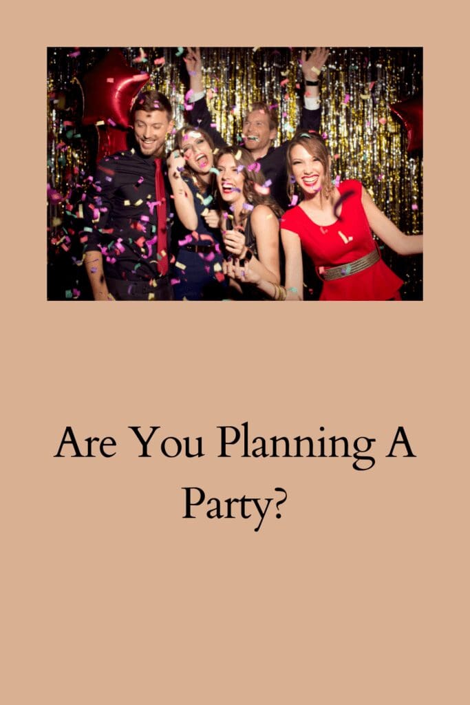 Are You Planning A Party? pinterest pin