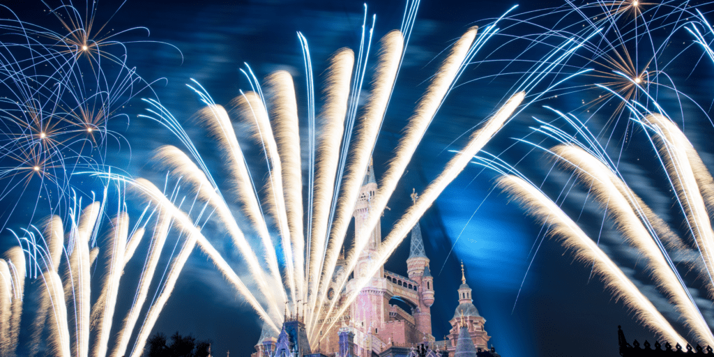 Disney firework display