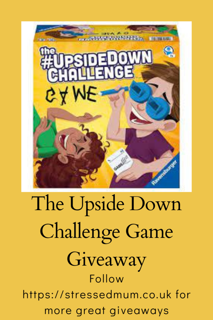 The Upside Down Challenge Game Giveaway pinterest pin