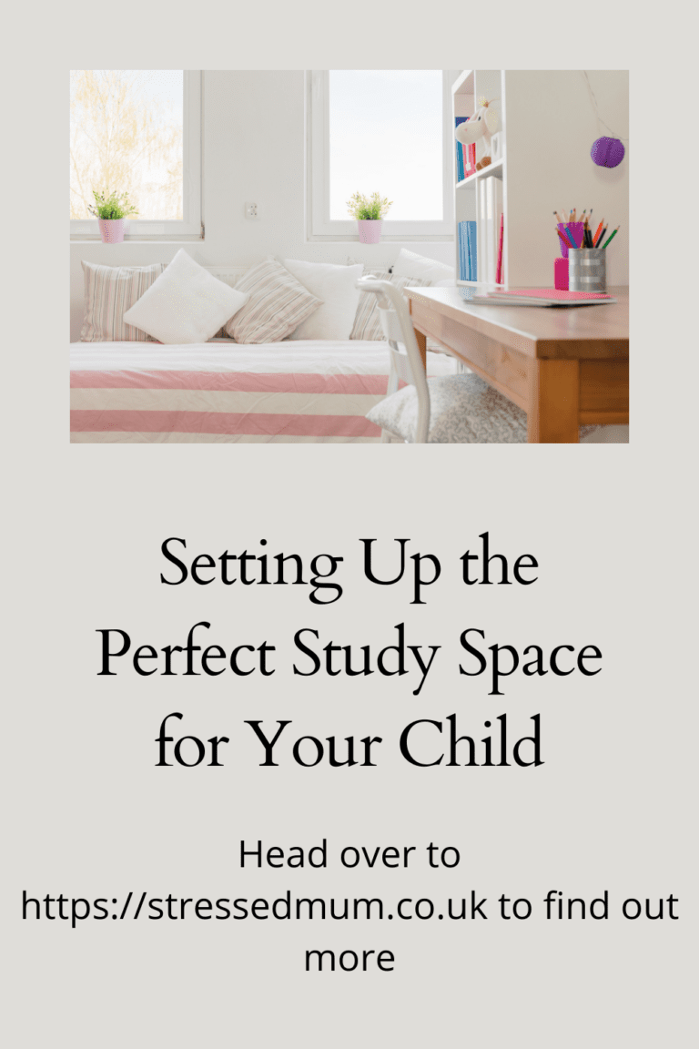 Setting Up the Perfect Study Space for Your Child - StressedMum