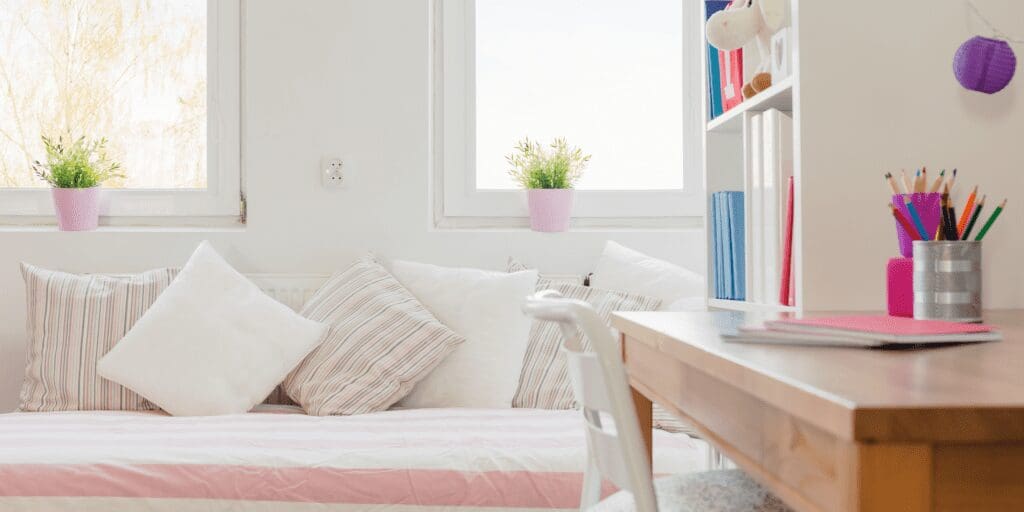 desk area for your child to study