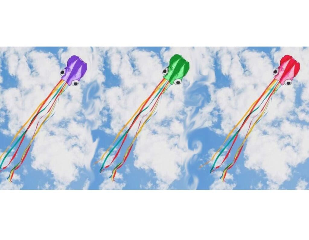 octopus kite in the sky