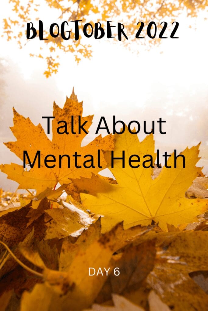 Talk About Mental Health pinterest pin