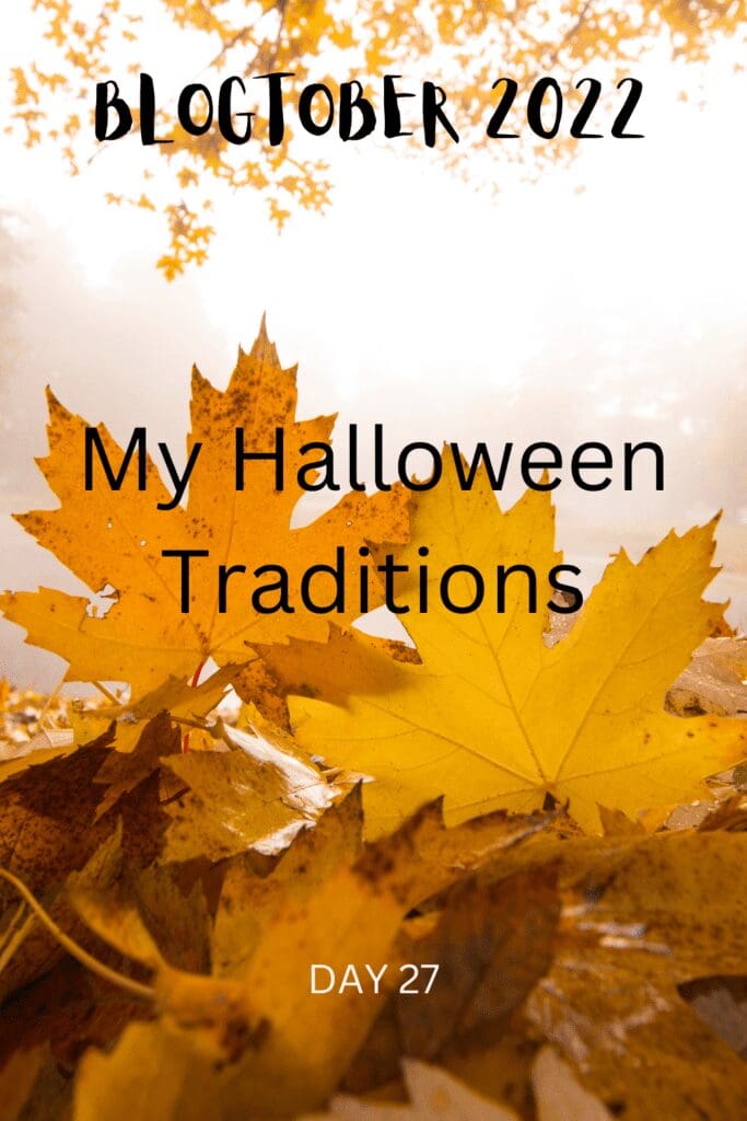 My Halloween Traditions pinterest pin