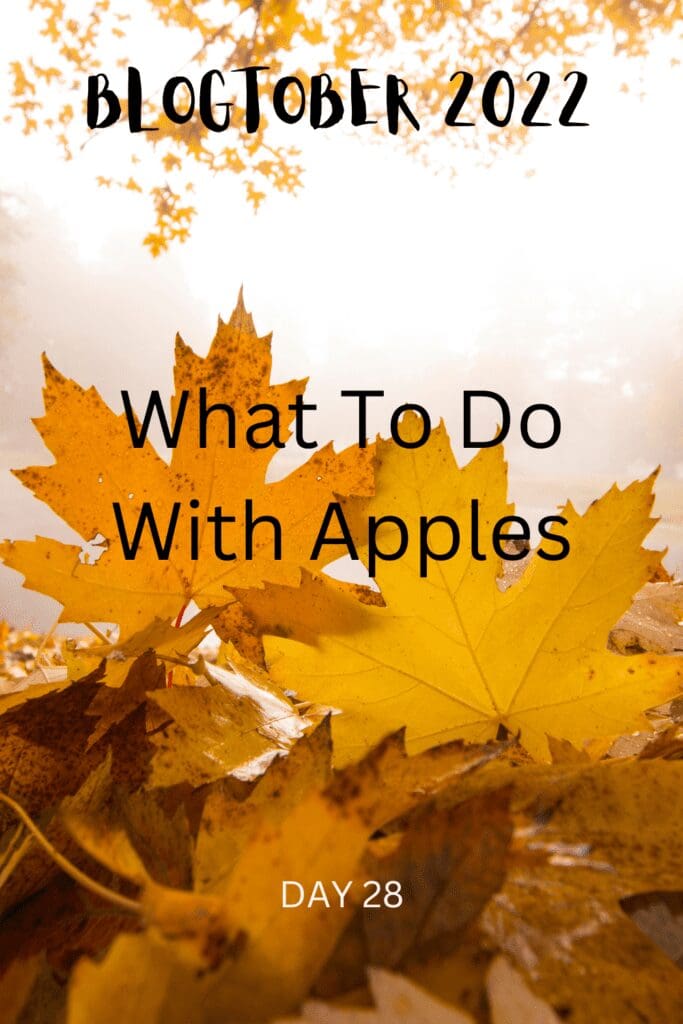 What To Do With Apples pinterest pin