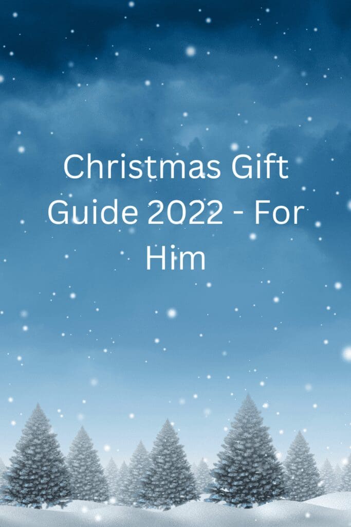 christmas gift guide 2022 - for him pinterest pin