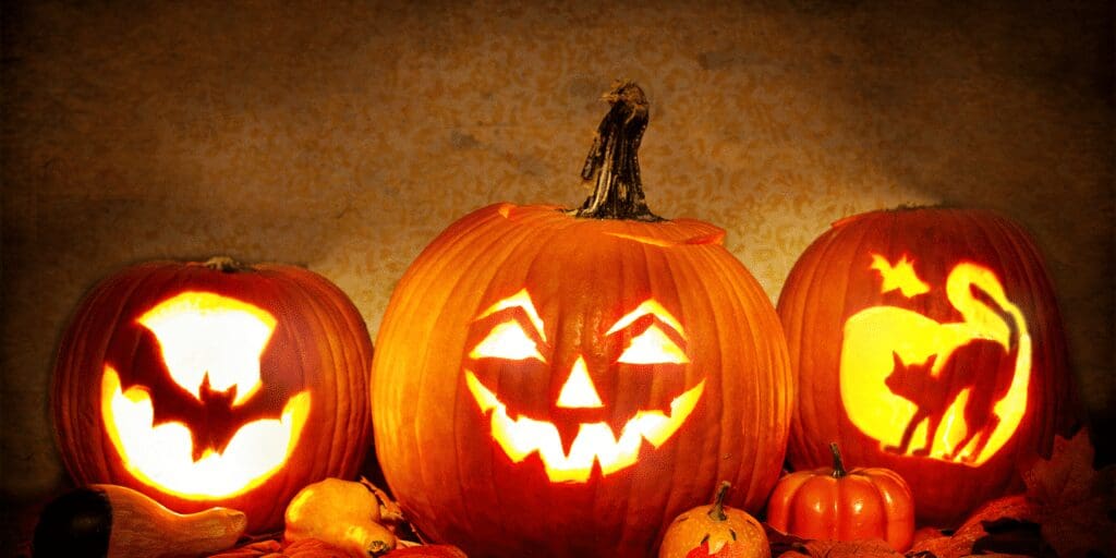 carved pumpkins