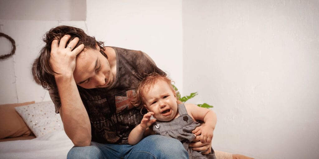 stressed parent
