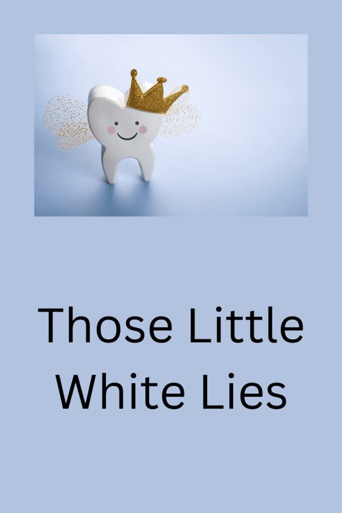 Those Little White Lies pinterest pin
