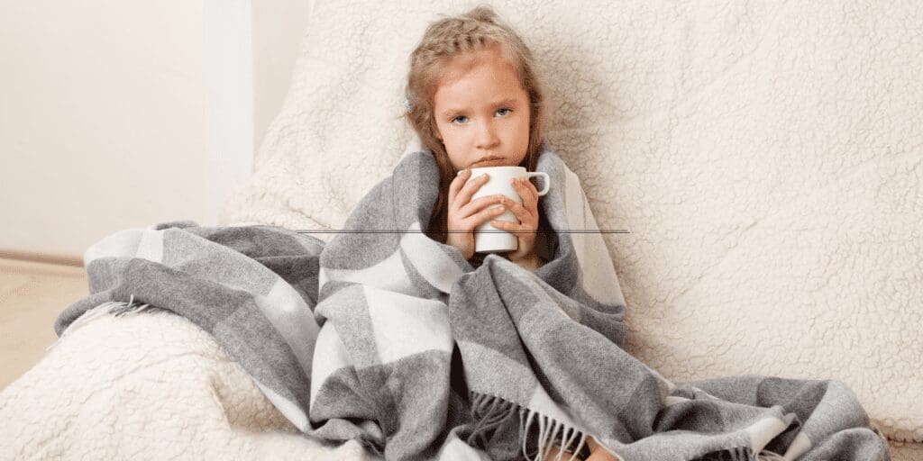 an ill child