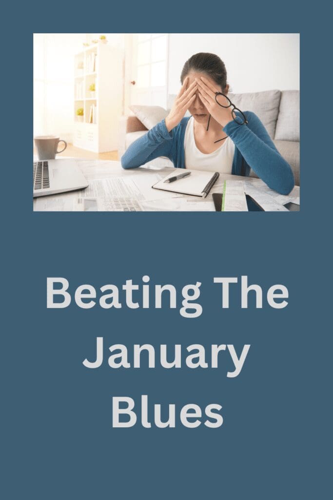 Beating The January Blues pinterest pin