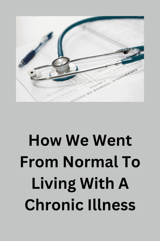 How We Went From Normal To Living With ME pinterest pin