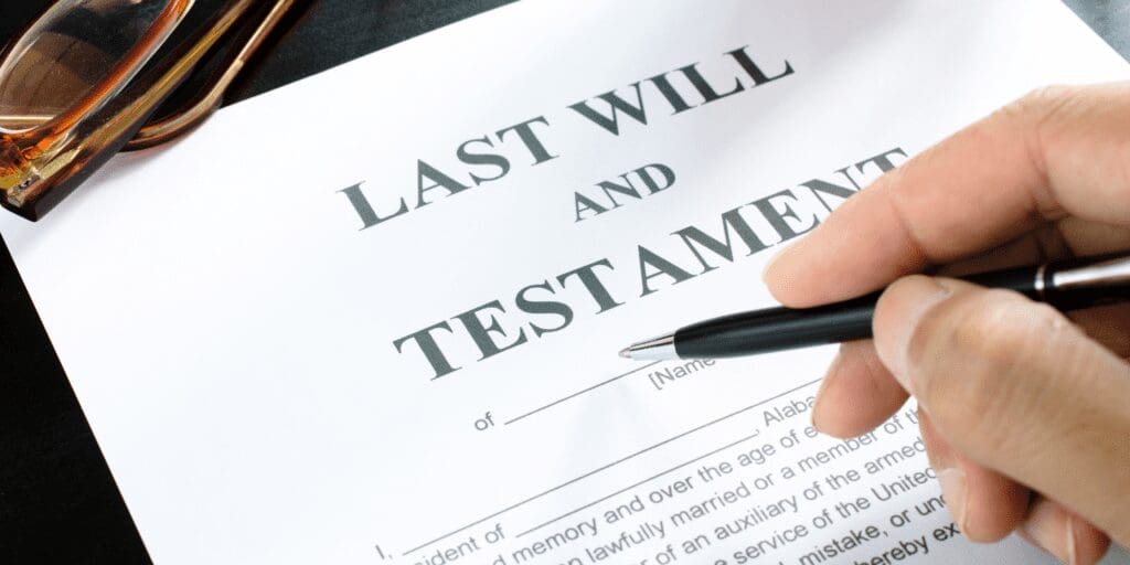 last will and testimen