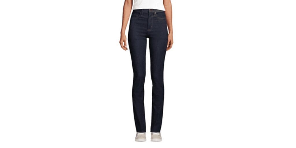 Landsends Women's Skinny Leg Lift & Sculpt Jeans in Curvy Fit, High Waisted