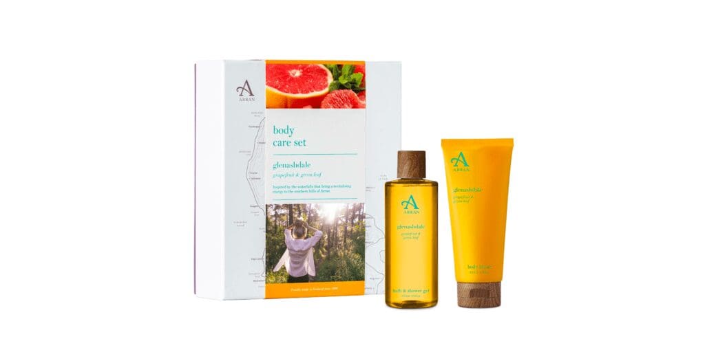 ARRAN scene of Scotland Glenashdale Grapefruit Body Care Gift Set