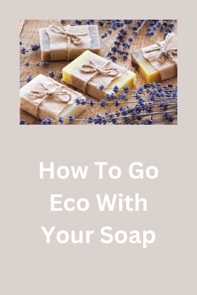 How To Go Eco With Your Soap pinterest pin