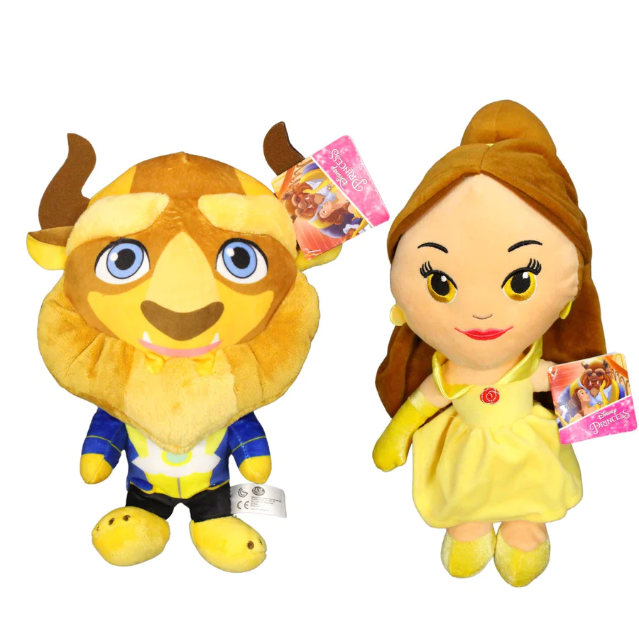 Disney Princess Beauty & The Beast Soft Toy - Belle & Beast
