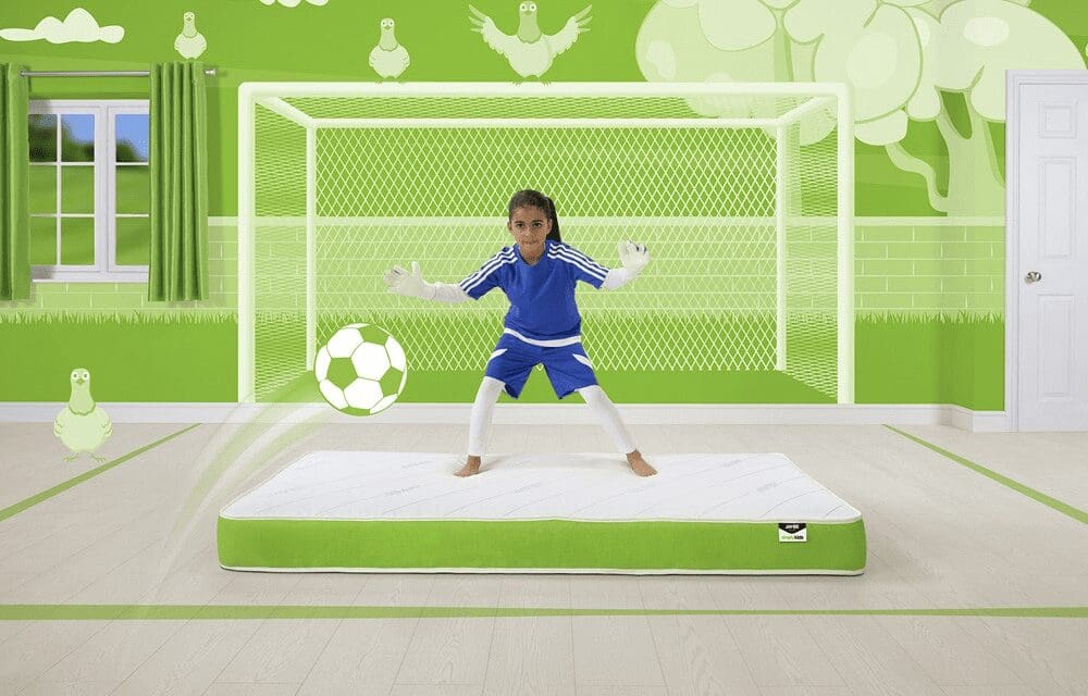 child as a goalkeeper