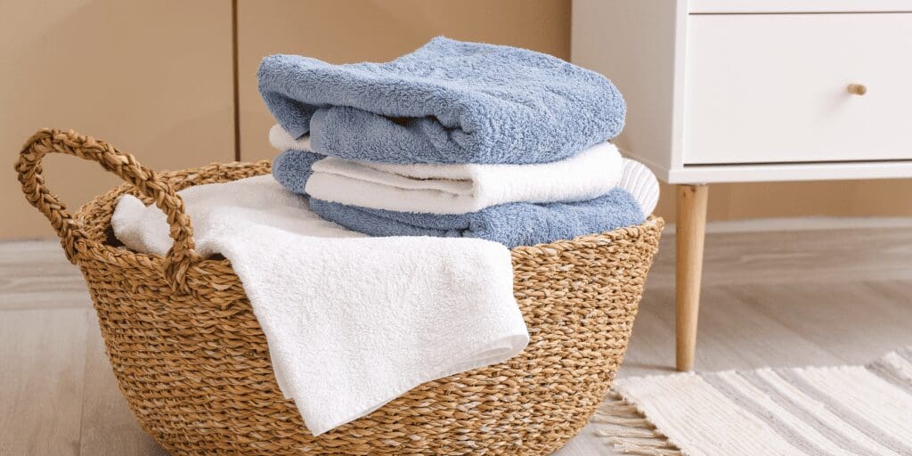 Drying and folding laundry
