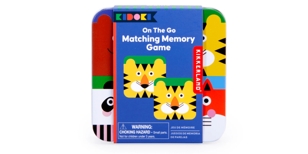 on the go matching memory game