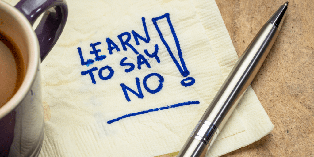 just say no