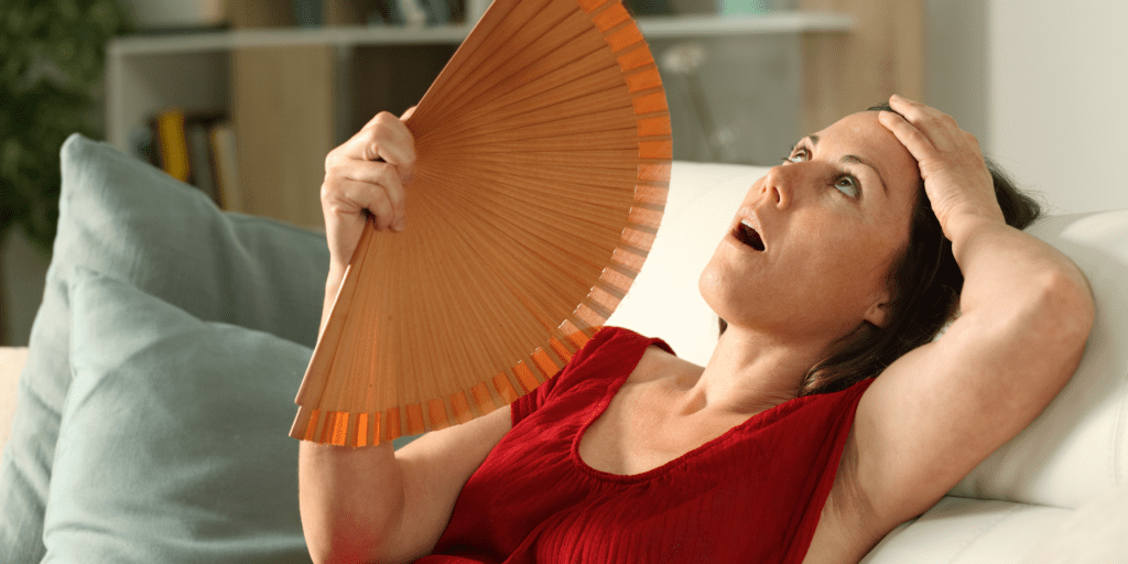 hot flush during menopause