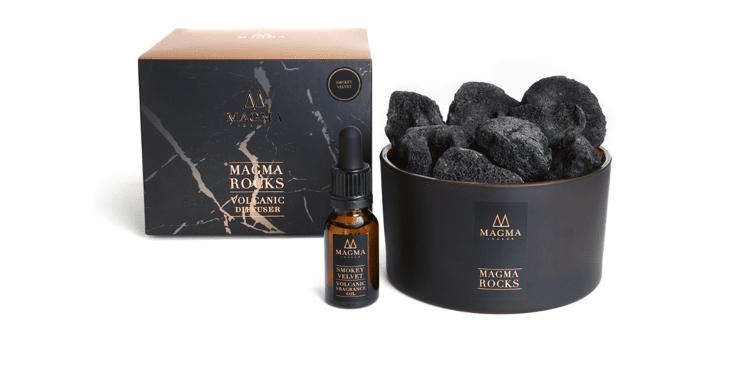 Smokey Velvet Volcanic Rock Diffuser