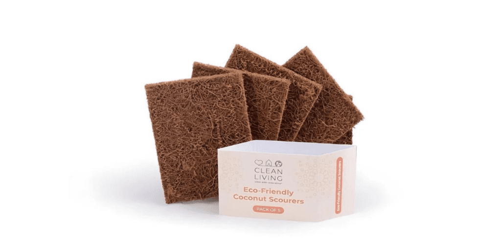 Eco Friendly Coconut Scouring Pads - Pack Of 5