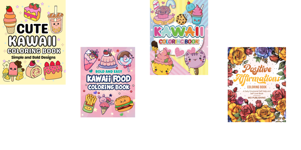kawaii colouring books