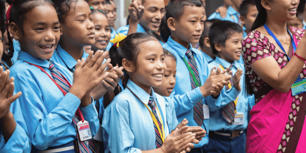 children in nepal