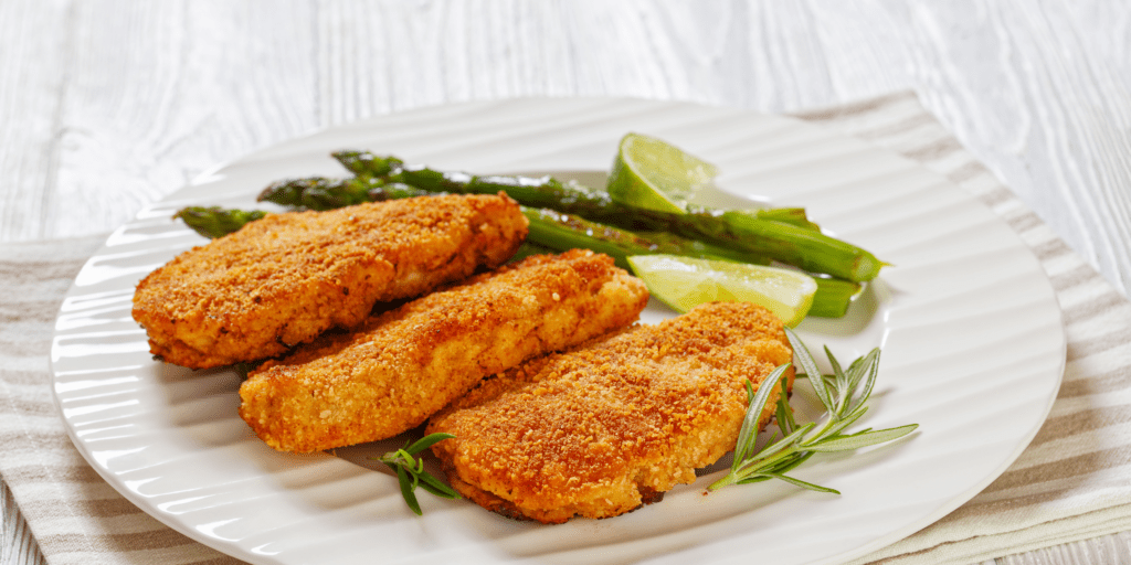 breaded chicken