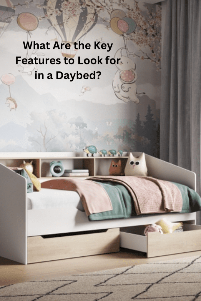 What Are the Key Features to Look for in a Daybed? pinterest pin