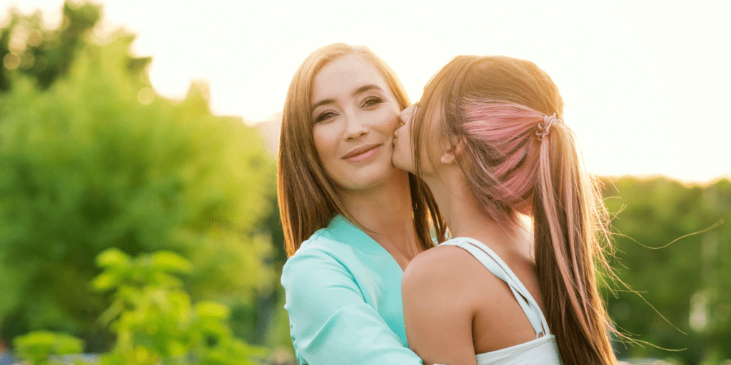 mum and daughter