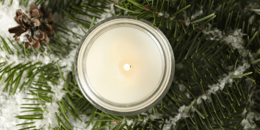 Christmas scented candles