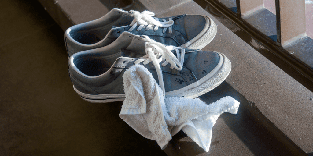 How I Clean School Sneakers to Make Them Last Longer - StressedMum