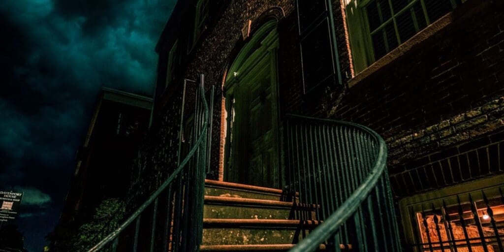 The haunted Davenport House in Savannah