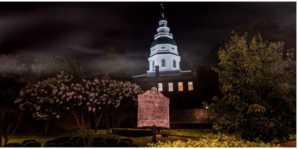The haunted State Building in Annapolis