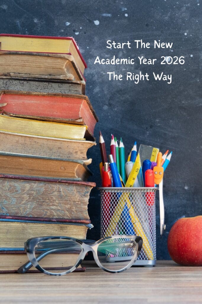 Start The New Academic Year 2026 The Right Way Pinterest Pin